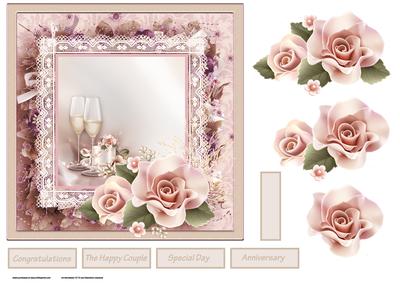 Wedding and Anniversary Celebrations 7x7 Card