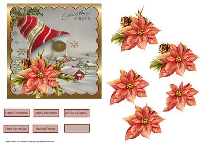The Bells Ring for Christmas 5.5 X5.5 Card