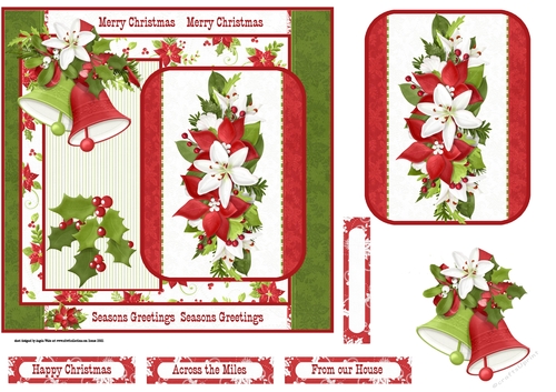 Poinsettias and bells