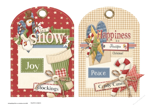 Joy and Peace toppers