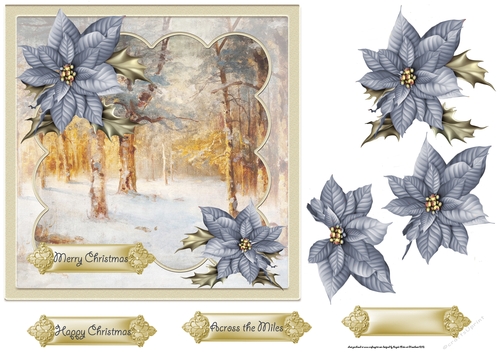 Winter wood 7x7 card