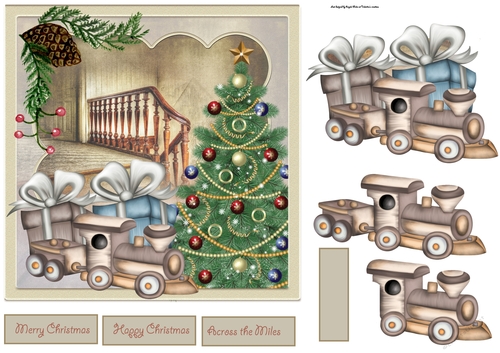 Christmas eve is a 7x7 card
