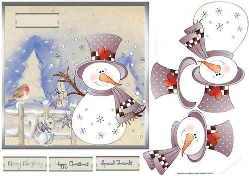 Snowman and his friends