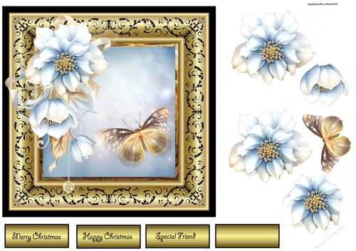 Frosted florals