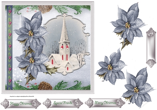 The church at Christmas