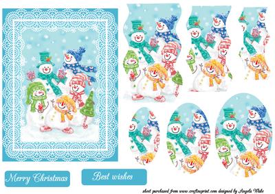Snowmen Family
