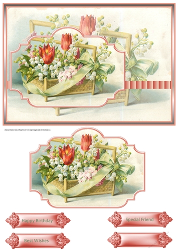 Basket of flowers
