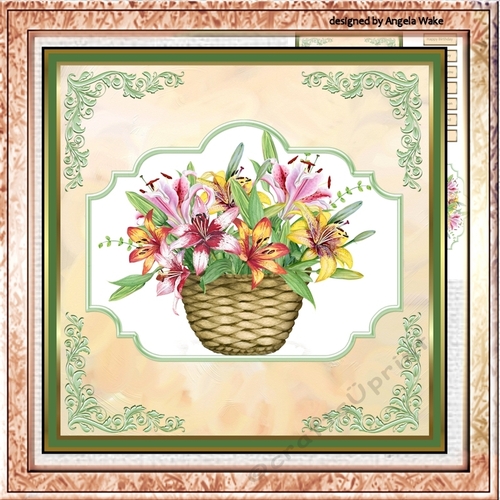 Basket of lilies