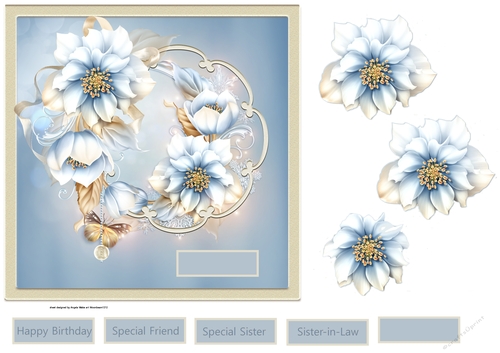 Frosted flowers