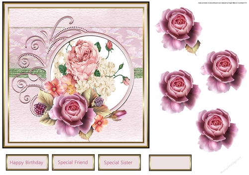Rose and berries 