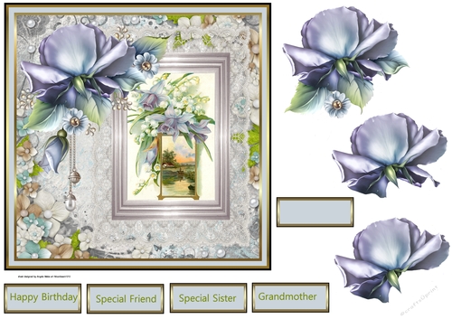 Blue rose