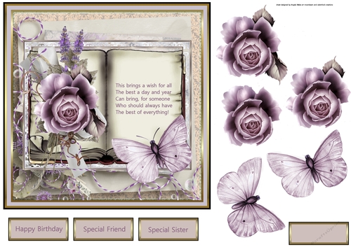 lilac book rose