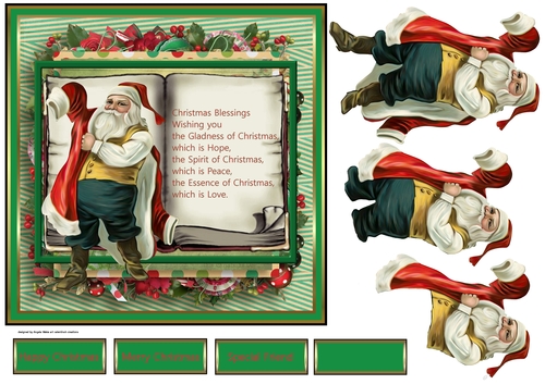 Vintage Santa