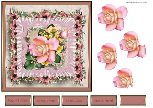 Rose and pansy