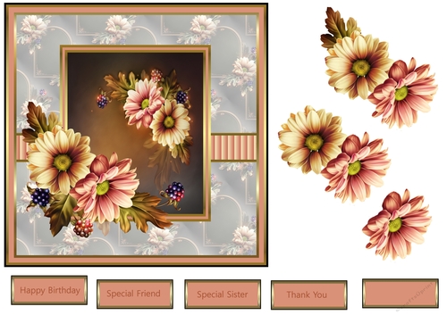 Dahlia and berry