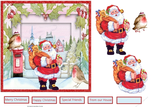 Santa is on his way