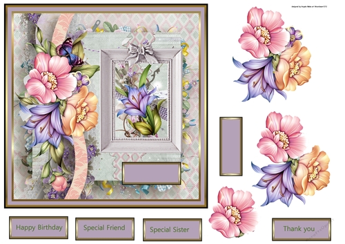 Floras, ribbon and lace