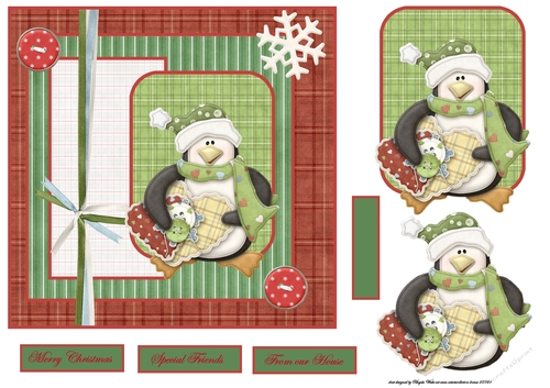 Penguin Christmas love