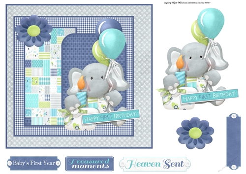 Elephant boy first birthday