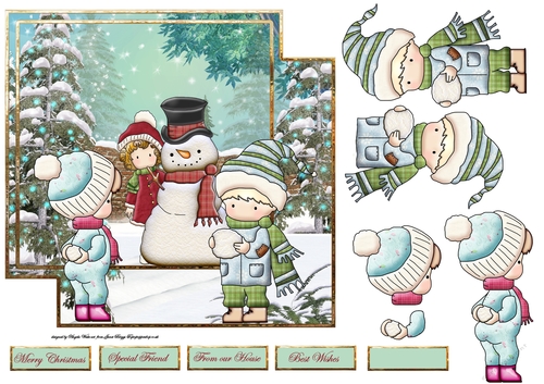 The snowball fight 