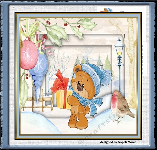 Teddy brings a gift