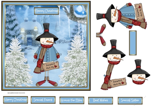 snowman melts my heart