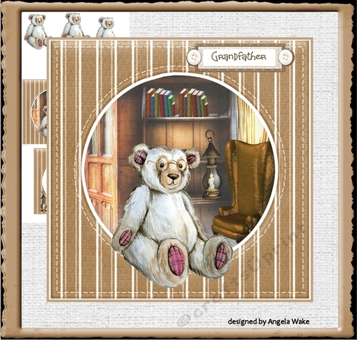 Wise vintage teddy bear