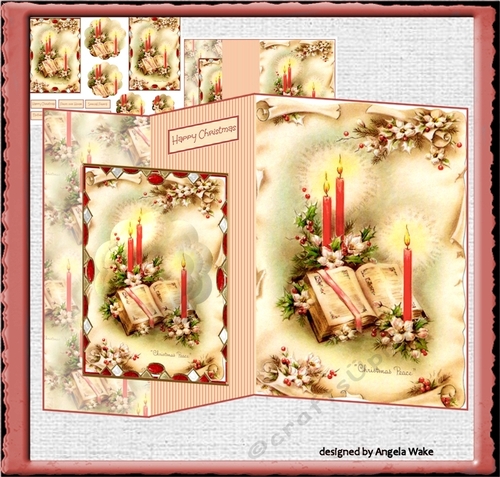 Christmas peace candles