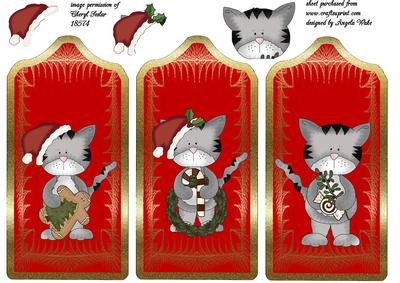 Three Christmas Kittens