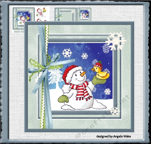 snowman and duck