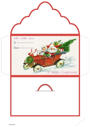 Santa has a car for Christmas