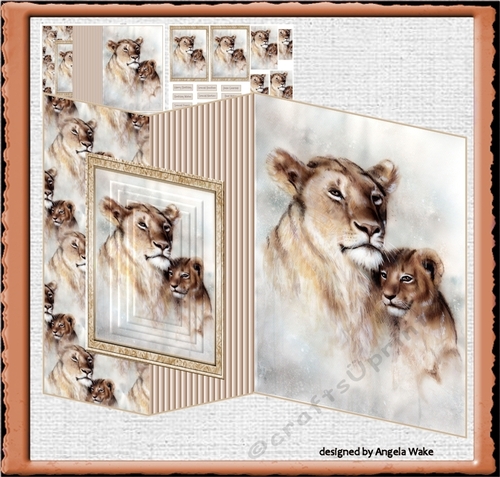 Lion and cub