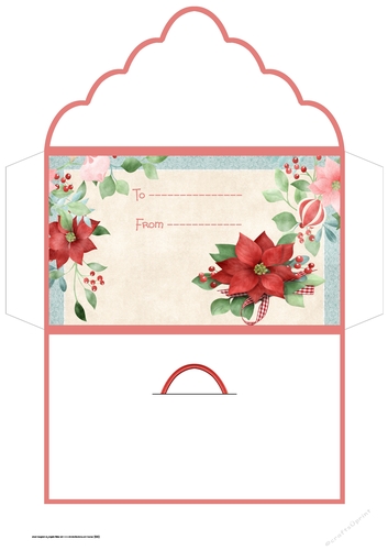 Poinsettia and holly