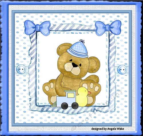 Baby boy teddy bear