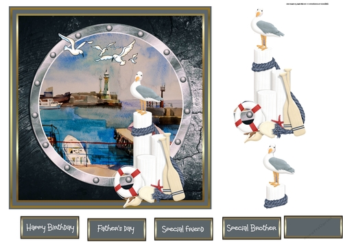 the lighthouse and seagull