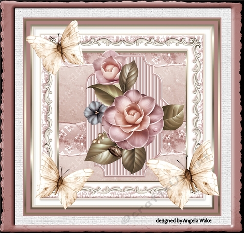 Pink camelias