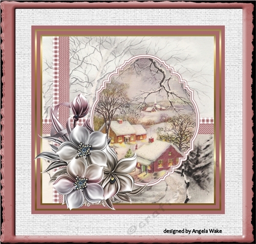 Vintage Christmas and flowers