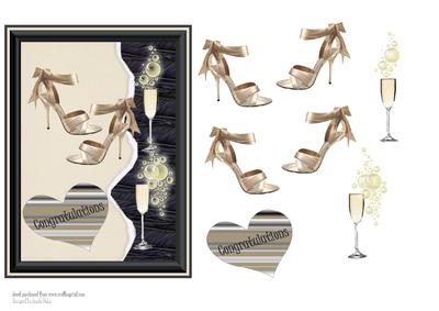 Congratulations, Sparkly and Girlie Shoes