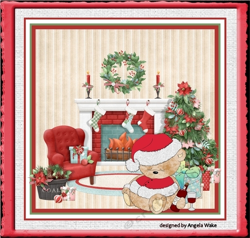 Boozy Christmas bear