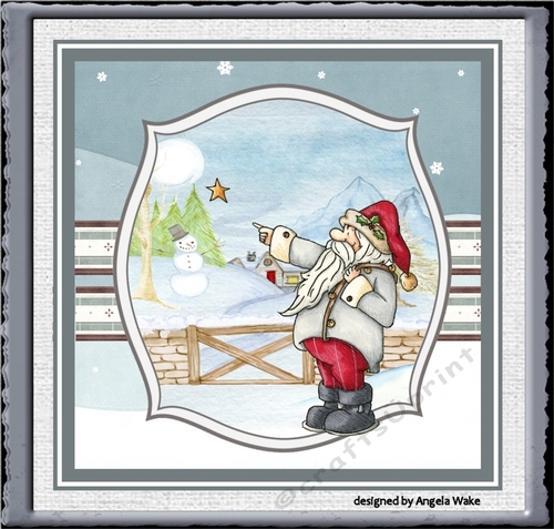 Santa sees a star