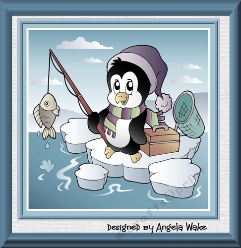 Penguin fishing