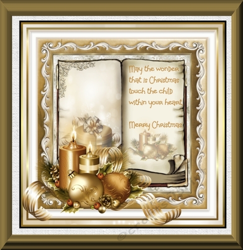 Candles and baubles