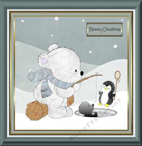 Ice fishing buddies