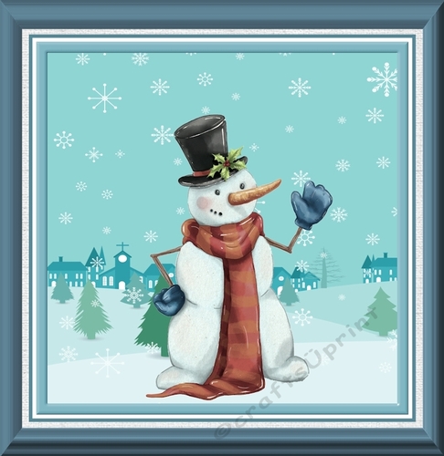 The lonely snowman