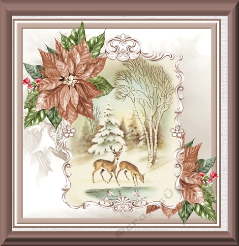 Reindeer in the woods