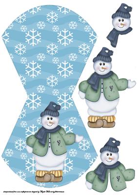 Wobble Along Snowman