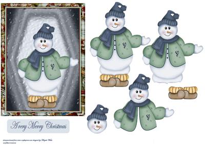 Snowman in His Ice House