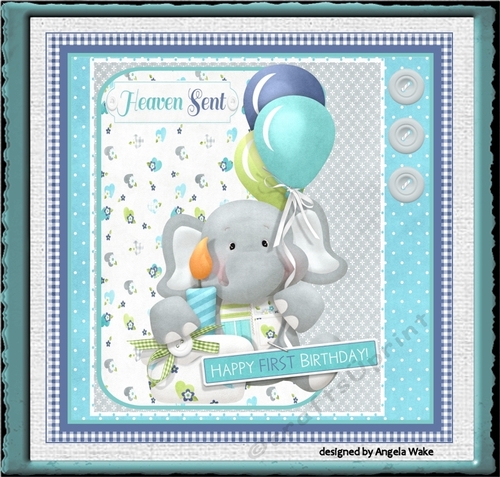 Baby Elephant, first birthday