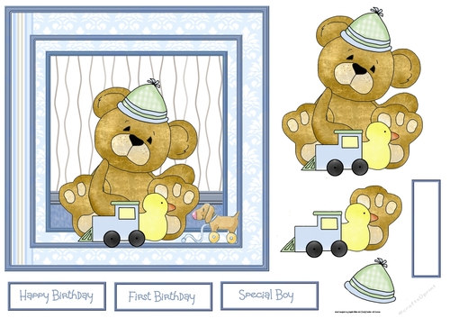Baby bear first birthday