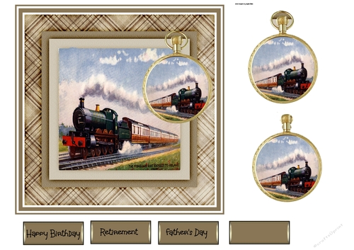 Vintage steam train